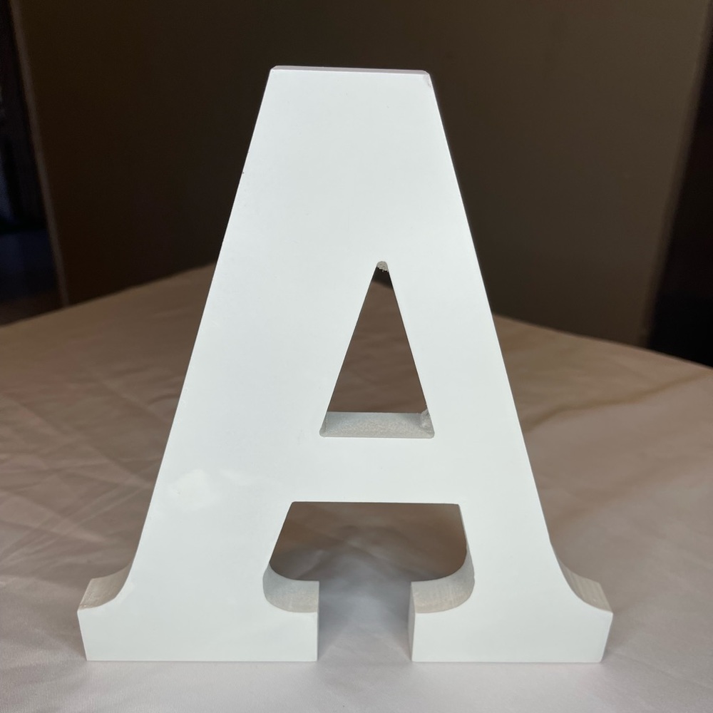 Medium size letter A